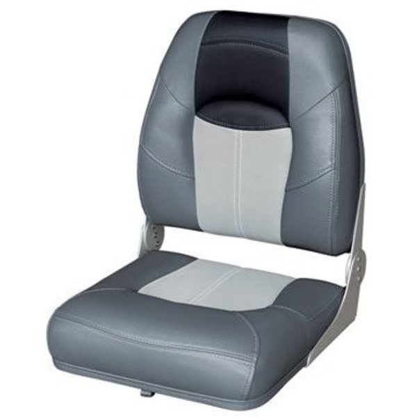 Wise Seats Seat-Hi Back Char Gry Blk, #8WD1461-860 8WD1461-860
